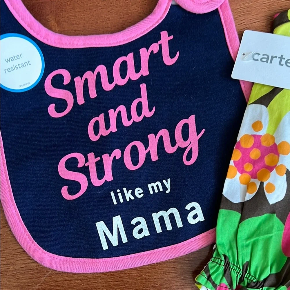 Carter's Baby Bib and Bodysuit